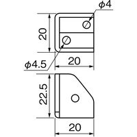 New Hikari (ニューヒカリ) キューブストッパー ライトブラウン SH-TC25LB 清水 1個（直送品）