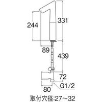 SANEI 自動水栓 EY506-2T-13 1個（直送品）