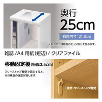 大洋 Shelfit エースラックタフ 幅400×奥行250×高さ881mm スタンダードナチュラル ARタフ9040SR(NA) 1台（直送品）
