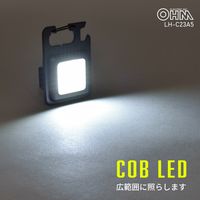 オーム電機 充電式COBライト 230ルーメン LHC23A5 1個