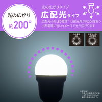 オーム電機 LED電球小形 E17 25形相当 昼光色 LDA2DGE17IS53 1個