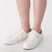 無印良品 レディース 婦人 足なり直角 スニーカーイン ２３～２５ｃｍ カーキグリーン 良品計画