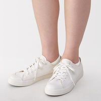 無印良品 レディース 婦人 足なり直角 スニーカーイン ２３～２５ｃｍ オフ白 良品計画