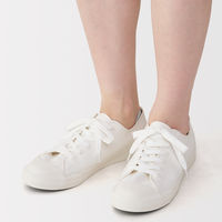 無印良品 メンズ 紳士 足なり直角 かかと滑り止め付き 浅履き スニーカーイン ２５～２７ｃｍ グレー 良品計画