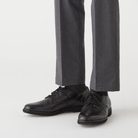 無印良品 メンズ 紳士 足なり直角 ビジネス靴下 ドット柄 ２５～２７ｃｍ 黒柄 良品計画