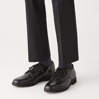 無印良品 メンズ 紳士 足なり直角 ビジネスハイソックス ２５～２７ｃｍ ダークグレー 良品計画