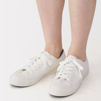 無印良品 メンズ 紳士 足なり直角 かかと滑り止め付き 浅履き スニーカーイン ２５～２７ｃｍ チャコールグレー 良品計画