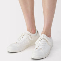 無印良品 メンズ 紳士 足なり直角 スニーカーイン 無地 ２５～２７ｃｍ オフ白 良品計画