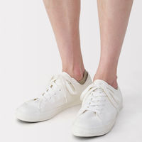 無印良品 メンズ 紳士 足なり直角 スニーカーイン 無地 ２５～２７ｃｍ グレイッシュブラウン 良品計画