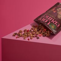 ラブクランチ オーガニックグラノーラ ダークチョコレート＆レッドベリー　325g  6個 ネイチャーズパース