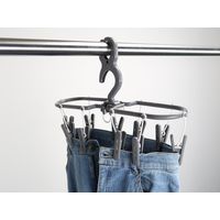 ジーンズ&小物干し JK-10C-3P（RGY） 1セット（3本組） 洗濯物干し サワフジ