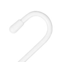 ユメミグサ S字フック　　φ5x75ｍｍ　ホワイト　PE被膜鉄線 OSー21WH　1袋（4個）