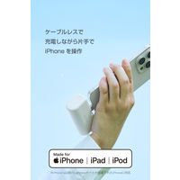 モバイルバッテリー 5000mAh 直挿し Lightning端子一体型 ホワイト EC-C29LWH エレコム 1個（直送品）