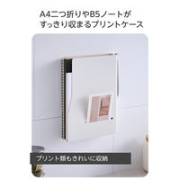 マグネット 書類ケース ペンホルダー付き 壁掛け プリント はがき A4 A5 収納 白 KA-KSLPRWH エレコム 1個（直送品）