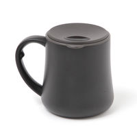 ステンレスぽってりマグ(320ml) ブラック LAKOLE/ラコレ