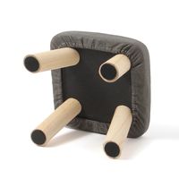 スツール　ファブリックスツール2-ショート チャコール LAKOLE/ラコレ