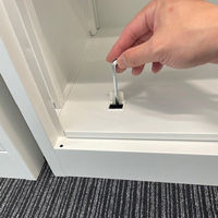 YAMAZEN スチール収納 書庫 オープン 5段 幅800×奥行400×高さ1790mm ホワイト 1台（取寄品）