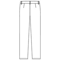 フォーク　フィットストレートパンツ　ホワイト　Ｓ　６００８ＮＳ‐１　　白衣（わけあり品）