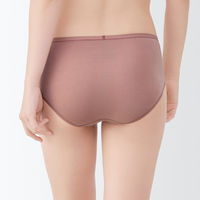 無印良品 レディース 婦人 なめらかミディショーツ 婦人Ｍ スモーキーピンク 良品計画