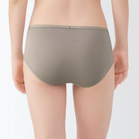 無印良品 レディース 婦人 なめらかミディショーツ 婦人Ｍ モカブラウン 良品計画