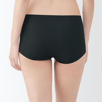 無印良品 レディース 婦人 肌あたりがやさしいリブショーツ 婦人Ｌ 黒 良品計画