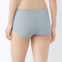無印良品 レディース 婦人 肌あたりがやさしいリブショーツ 婦人Ｍ ライトブルー 良品計画