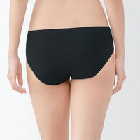 無印良品 レディース 婦人 ストレッチサニタリーショーツ 婦人Ｍ 黒 良品計画