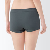 無印良品 レディース 婦人 ストレッチサニタリーボクサーショーツ 婦人Ｓ ダークグレー 良品計画