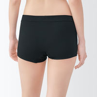 無印良品 レディース 婦人 ストレッチサニタリーボクサーショーツ 婦人Ｓ 黒 良品計画