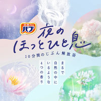 バブ 夜のほっとひと息 1セット（1箱（12錠入）×4） 入浴剤 透明タイプ 花王