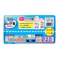 大人用紙おむつ リリーフ パンツタイプ まるで下着 2回分 ピンク L-LLサイズ 1箱（16枚入×6パック） 花王