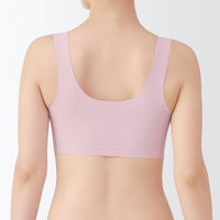 無印良品 レディース 婦人 ひびきにくいハーフトップブラジャー 婦人Ｌ ライトピンク 良品計画