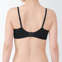 無印良品 レディース 婦人 ノンワイヤー胸の形を整えるブラジャー 婦人Ｍ 黒 良品計画