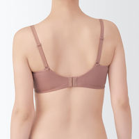 無印良品 レディース 婦人 ノンワイヤー胸の形を整えるブラジャー プラスサイズ Ｓ＋ スモーキーピンク 良品計画
