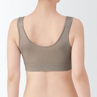 無印良品 レディース 婦人 なめらかナイトブラジャー 婦人Ｌ モカブラウン 良品計画