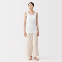 無印良品 レディース 婦人 なめらかブラタンクトップ 婦人Ｍ 白 良品計画
