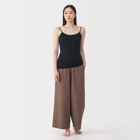 無印良品 レディース 婦人 ストレッチキャミソール 婦人Ｍ 黒 良品計画