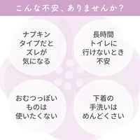 ナチュラ 吸水ショーツ M～L 150cc 1セット（7枚入×6パック） ブラック 使い切りタイプ 尿もれ 軽失禁 大王製紙