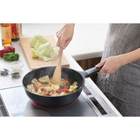 ヨシカワ 菰田欣也 深型フライパン28cm(ガラス蓋付) 1185067 1個（直送品）