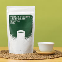 ハラダ製茶 宇治抹茶入り さらりと溶ける、うまみ豊かな濃い緑茶 (インスタント 粉末) 1セット(1袋(200g)×6) オリジナル