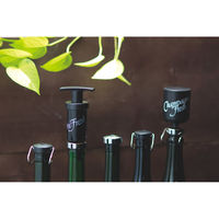 ワールド・クリエイト ボトルストッパー ワインフレッシュ デラックス コンプリートセット クローム Wecomatic 425273 1個（直送品）