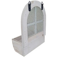 アビテ フラワーポット フローラ プランター 鉢カバー 植木鉢 ホワイト 455232 1個（直送品）