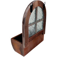 アビテ フラワーポット フローラ プランター 鉢カバー 植木鉢 ブラウン 455233 1個（直送品）