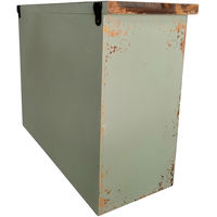 アビテ 壁掛け 棚 ラルモニ ウォールボックス 木製 グリーン 460117 1個（直送品）