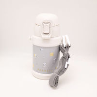 オーエスケー 水筒450ml スヌーピー ストロー付ステンレスボトル 479475 1個（直送品）