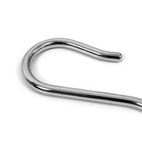 ユメミグサ S字フック　　φ6x37x50mm　鉄クロムメッキ OSー41　　1セット（1個×10）