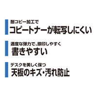 ナカバヤシ デスクマットWタイプ 1047×717mm 5号対応 厚さ1mm 下敷き付 DSM-05W 1枚