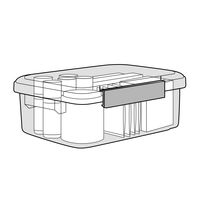 食品保存容器 キッチンボックス 3.2L 1セット（1個×5）アスベル