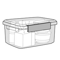 食品保存容器 キッチンボックス 11.6L 1セット（1個×5）アスベル