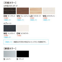 【軒先渡し】ニシキ工業  大型会議テーブル  幅4000×奥行1400×高さ720mm  ウオールナット  AJP-S4014W-WN  1台（直送品）